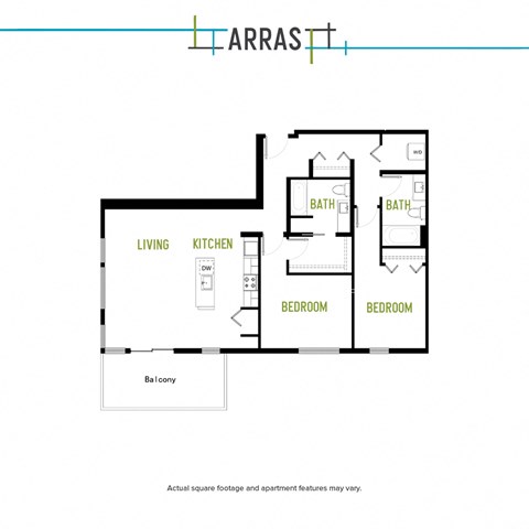 2 Bed 2 Bath